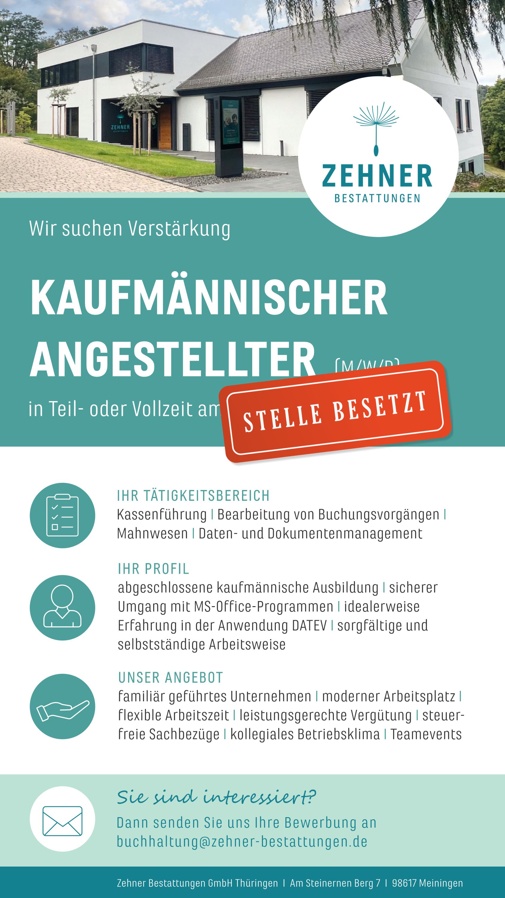 Stellenanzeige